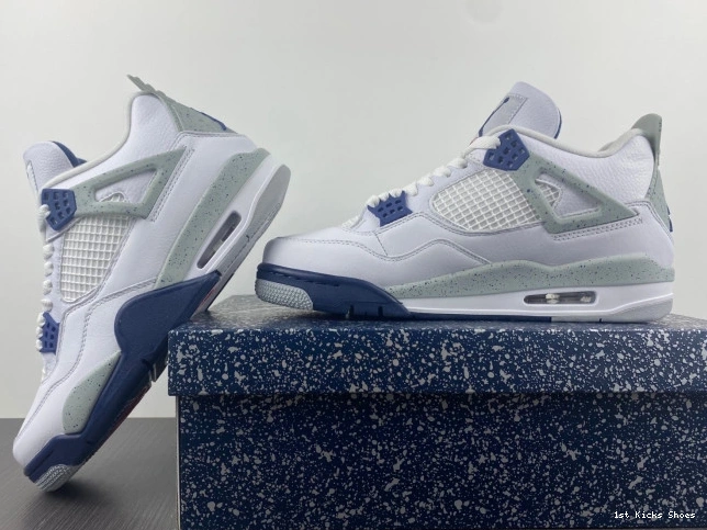 1st Kicks Shoes 4 Midnight DH6927-140 Air Jordan Navy 0717